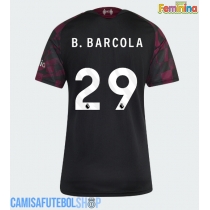 Camisa de time de futebol Liverpool Bradley Barcola #29 Replicas 3º Equipamento Feminina 2026-27 Manga Curta